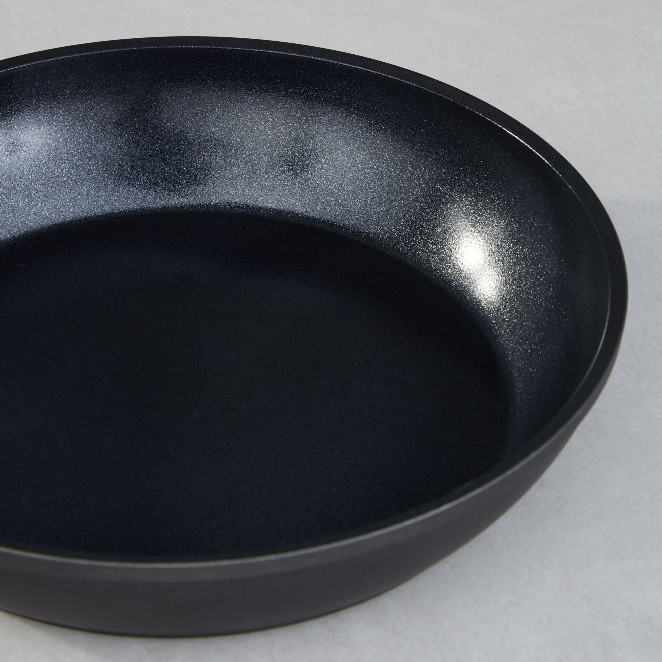 BergHOFF Helix 3Pc Nonstick Ceramic Frying Pan Set, Recycled Aluminum, Black