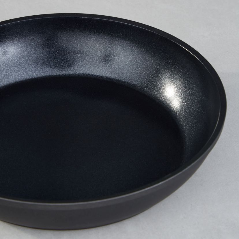 BergHOFF Helix Nonstick Ceramic Frying Pan 9.5", Recycled Aluminum, Black