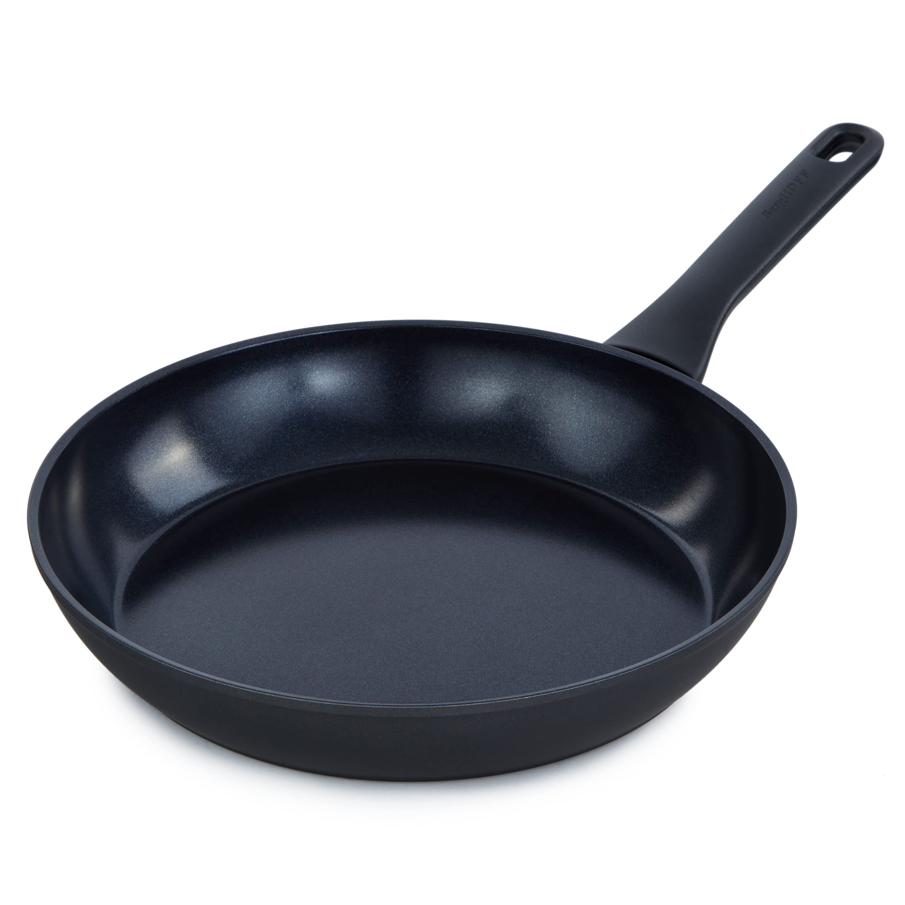 BergHOFF Helix Nonstick Ceramic Frying Pan 11", Recycled Aluminum, Black