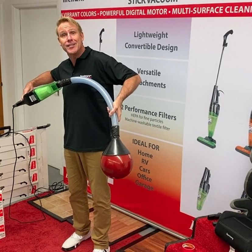 BergHOFF Merlin All-In-One Vacuum Cleaner, Orange