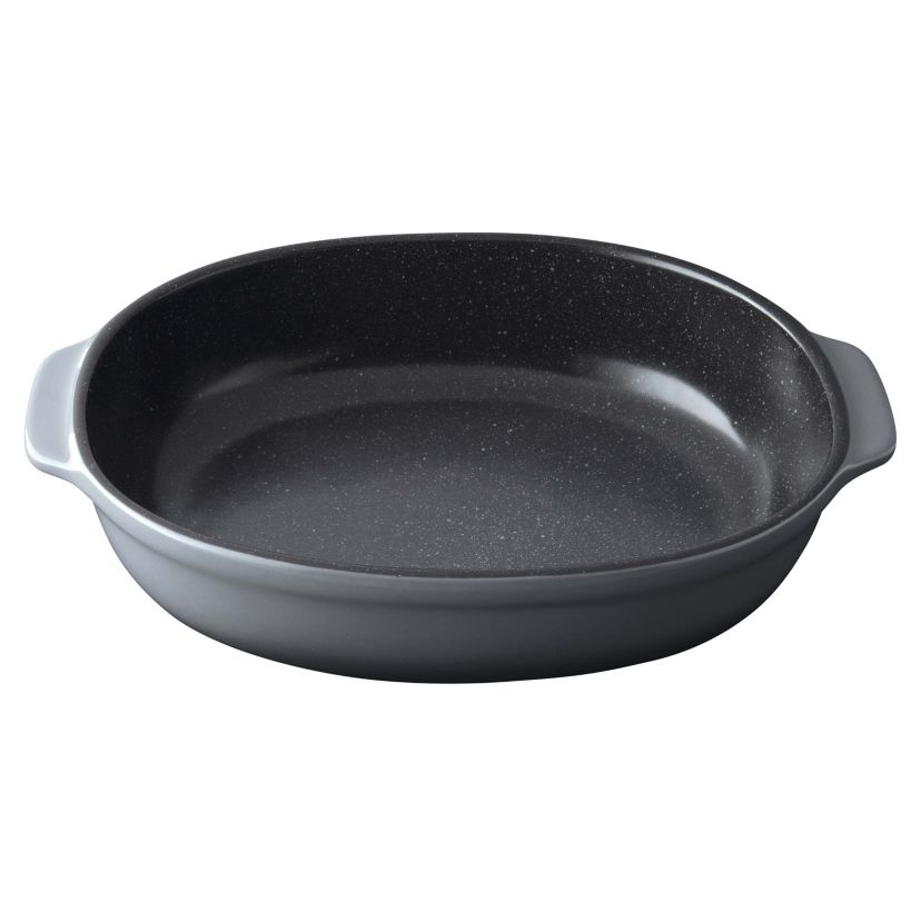BergHOFF GEM Durable Stone Baking Dish 13.25" x 9.75", 3.2 qt., Black