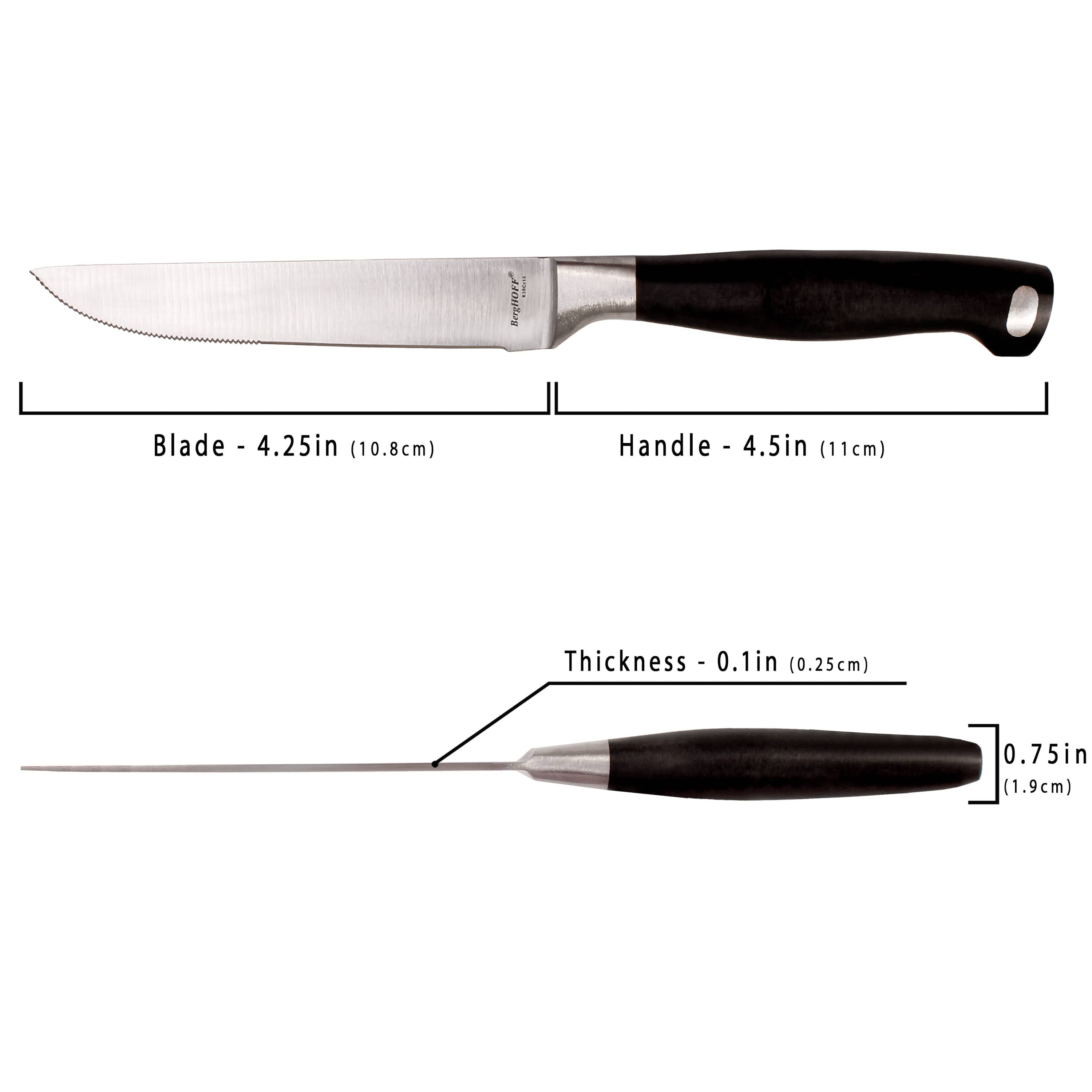 BergHOFF Essentials Stainless Steel 6Pc Steak Knife Set 5"