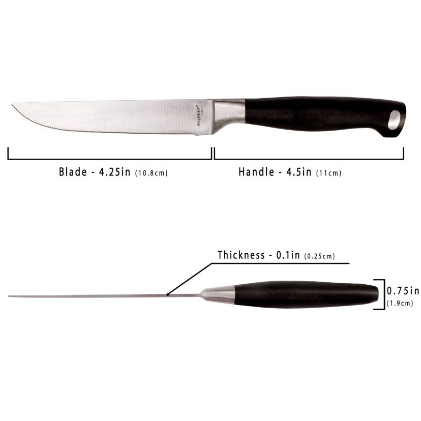 BergHOFF Essentials Stainless Steel 6Pc Steak Knife Set 5"