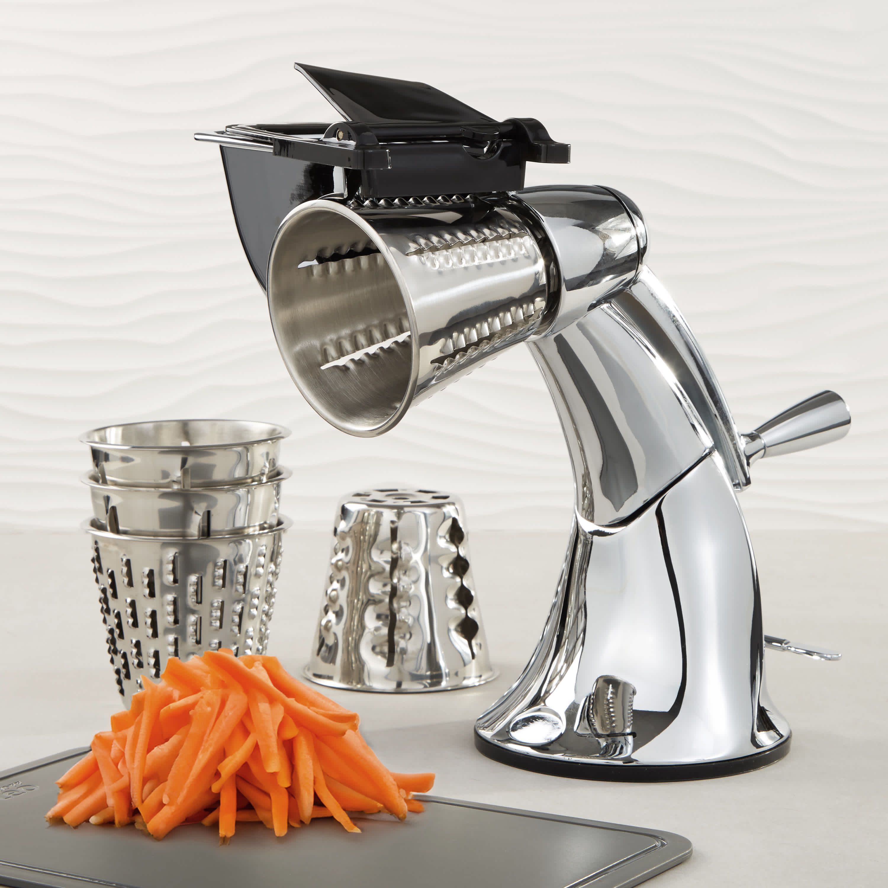 BergHOFF Stainless Steel Rotary Tabletop Vegetable Cutter