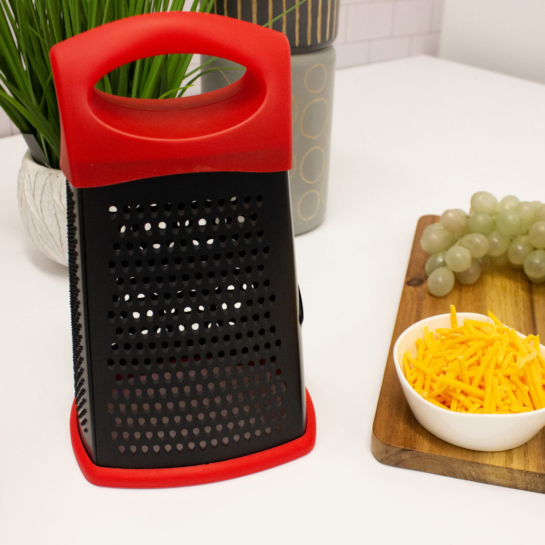 BergHOFF Non-stick 4-sided Grater With Silicone Handle 10"