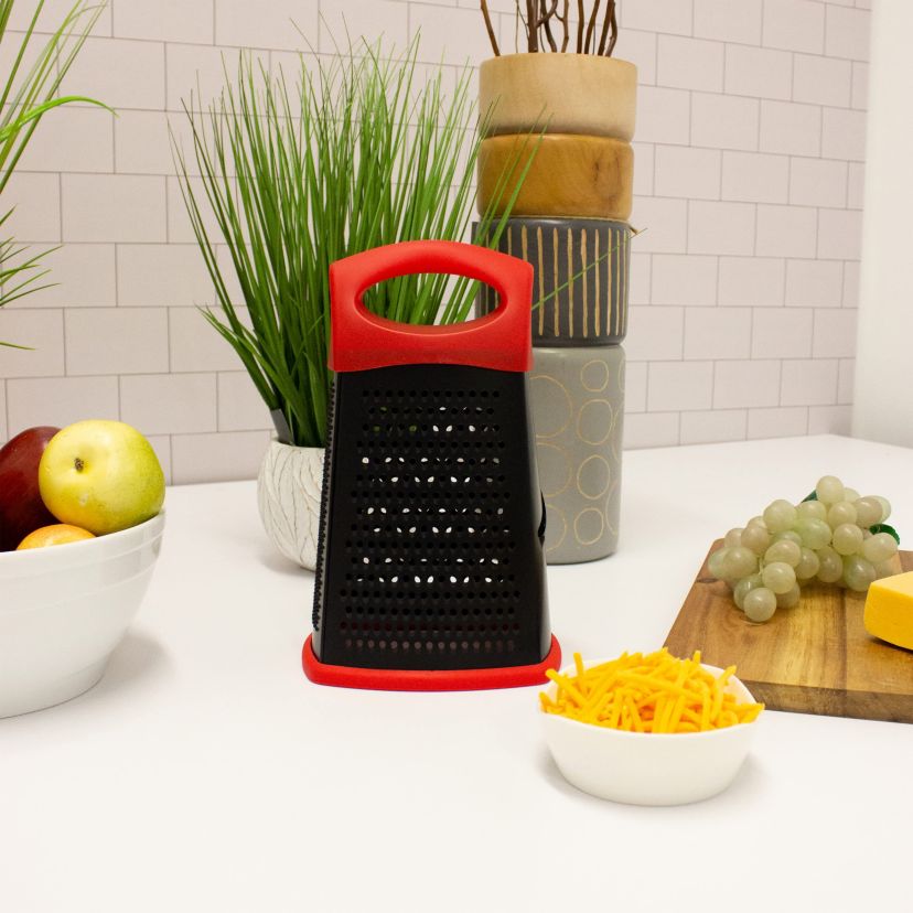 BergHOFF Non-stick 4-sided Grater With Silicone Handle 10"