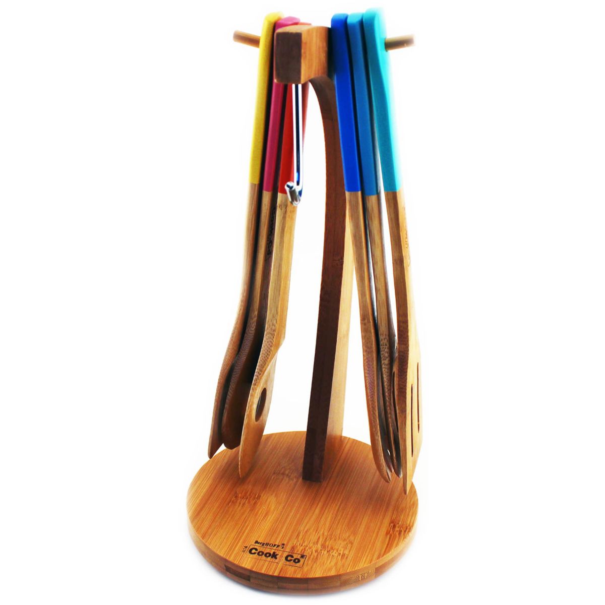 BergHOFF 7Pc Bamboo Banana Hanger and Utensil Set
