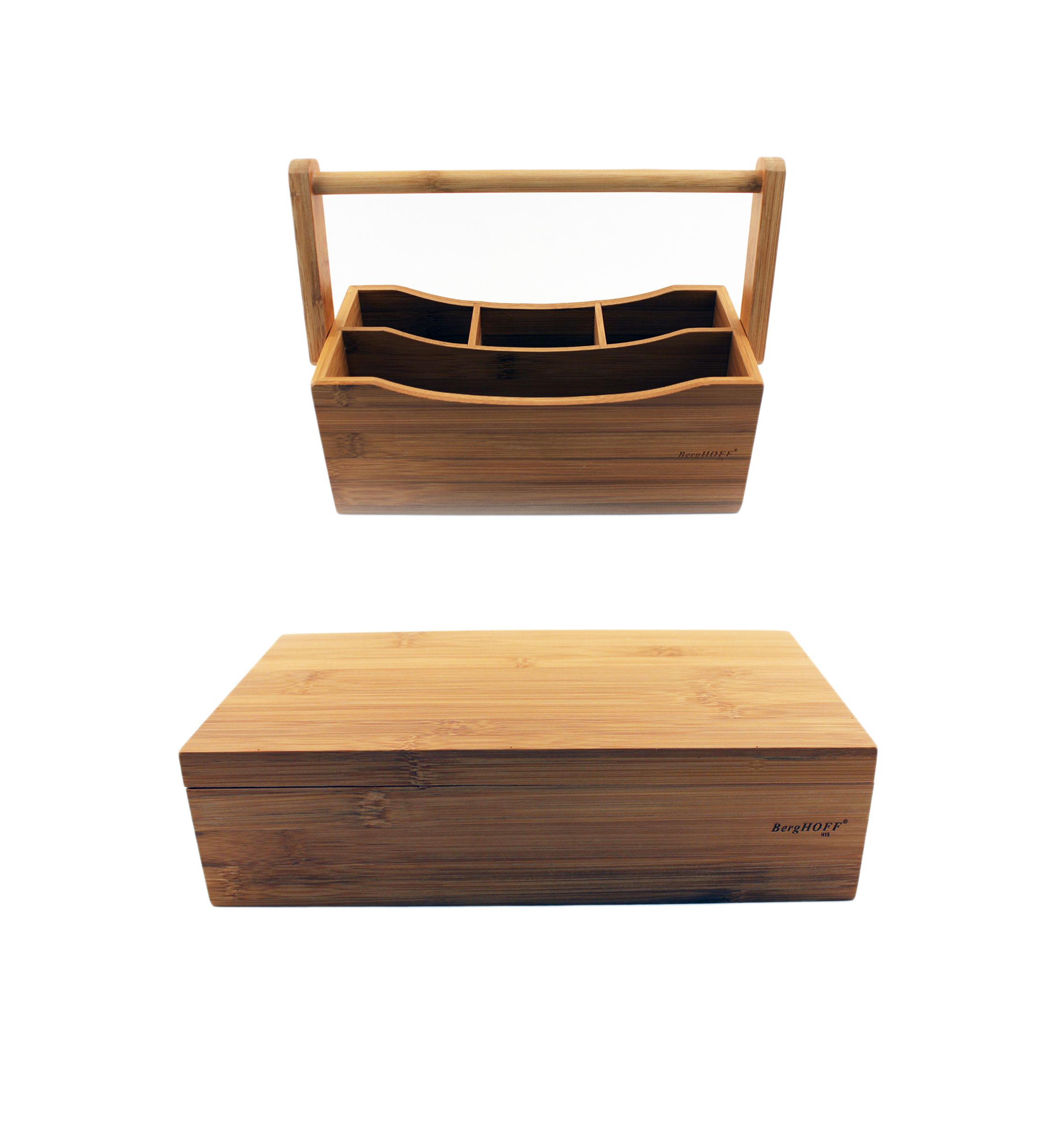 Bamboo Tea Box 2-Piece Set