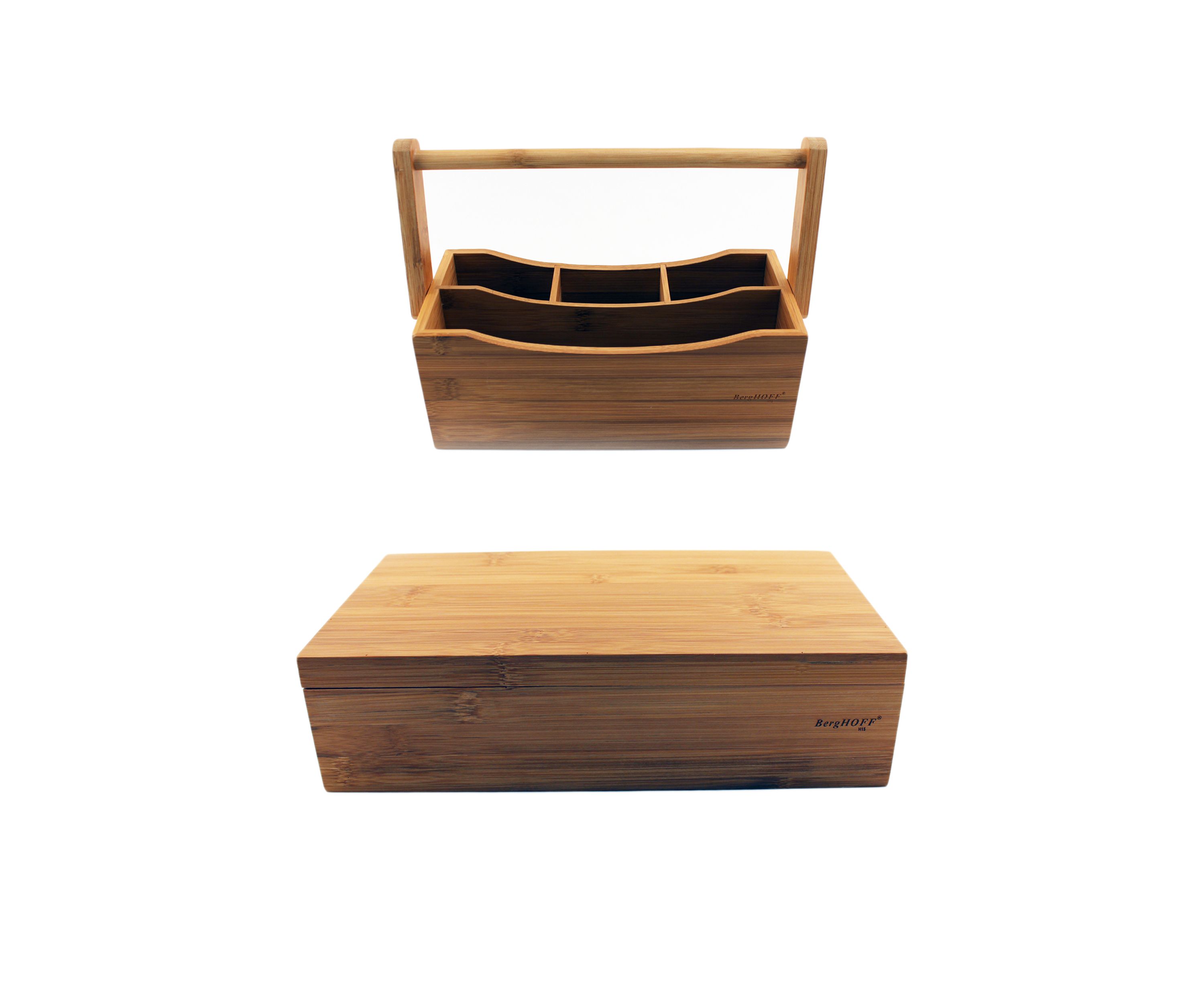 Bamboo Tea Box 2-Piece Set