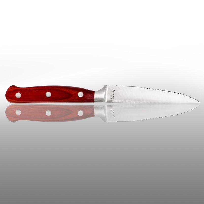 BergHOFF Pakka Stainless Steel 12pc Steak Knife Set 4.75"", Pakka Wood