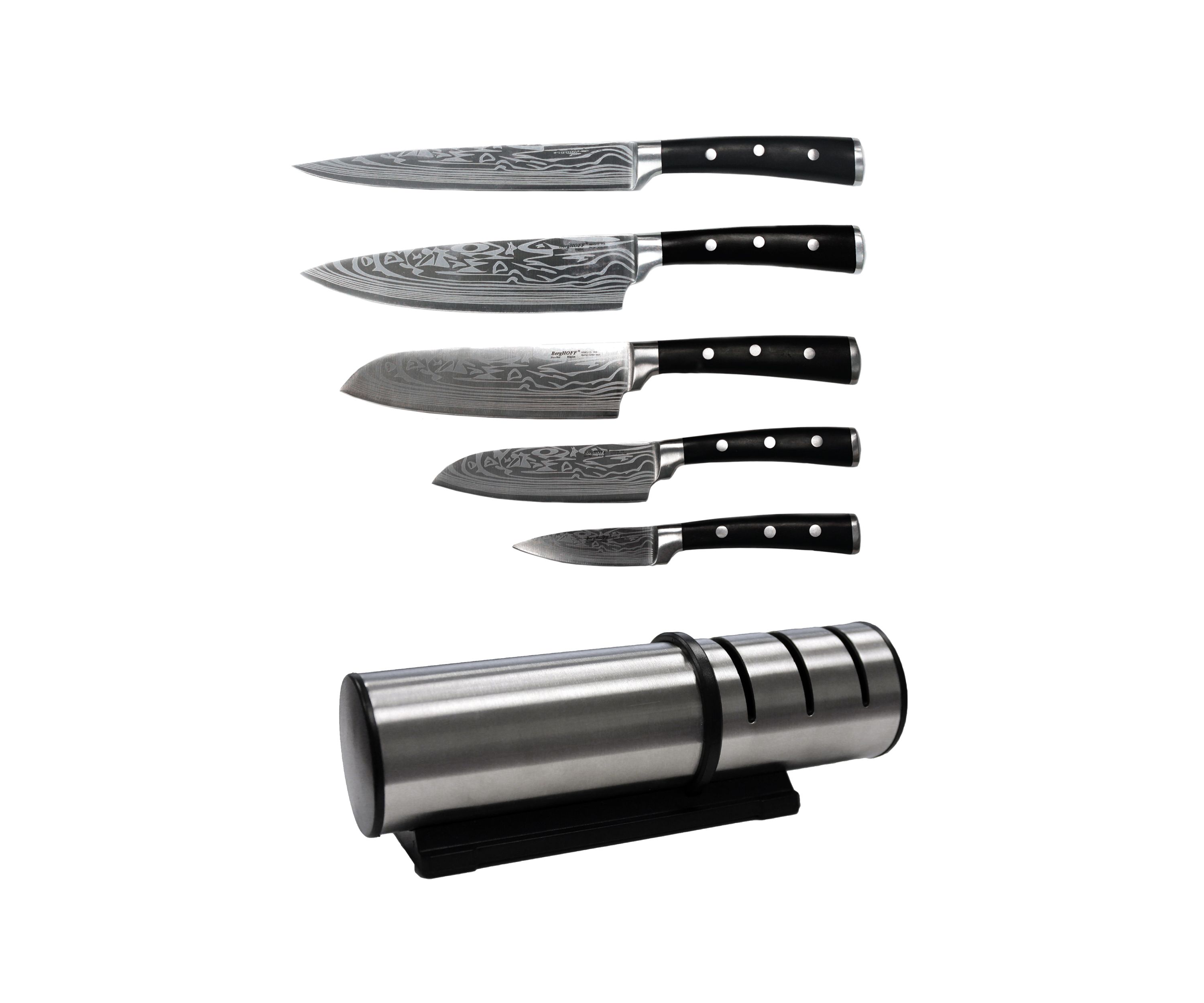 Antigua 7 Piece Cutlery Set with Case and Sharpener 