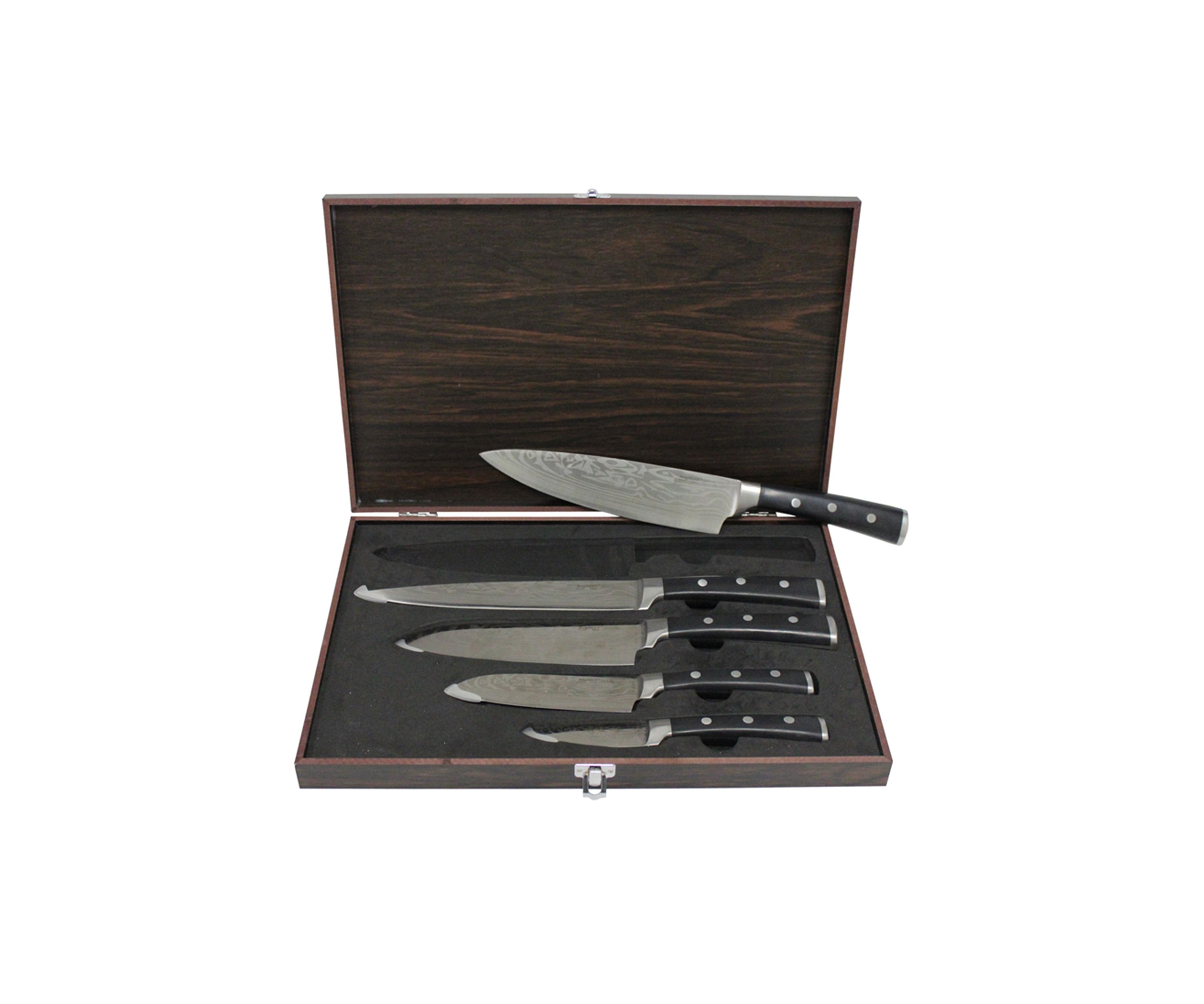 Antigua 7 Piece Cutlery Set with Case and Sharpener 