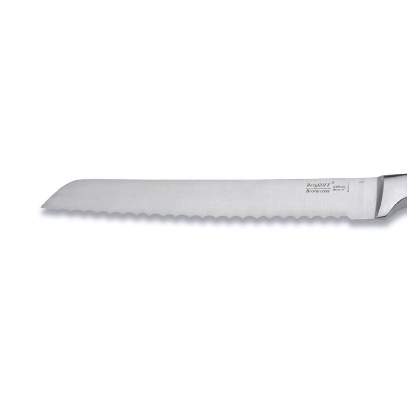 BergHOFF Moon Stainless Steel Bread Knife 8", Serrated Blade