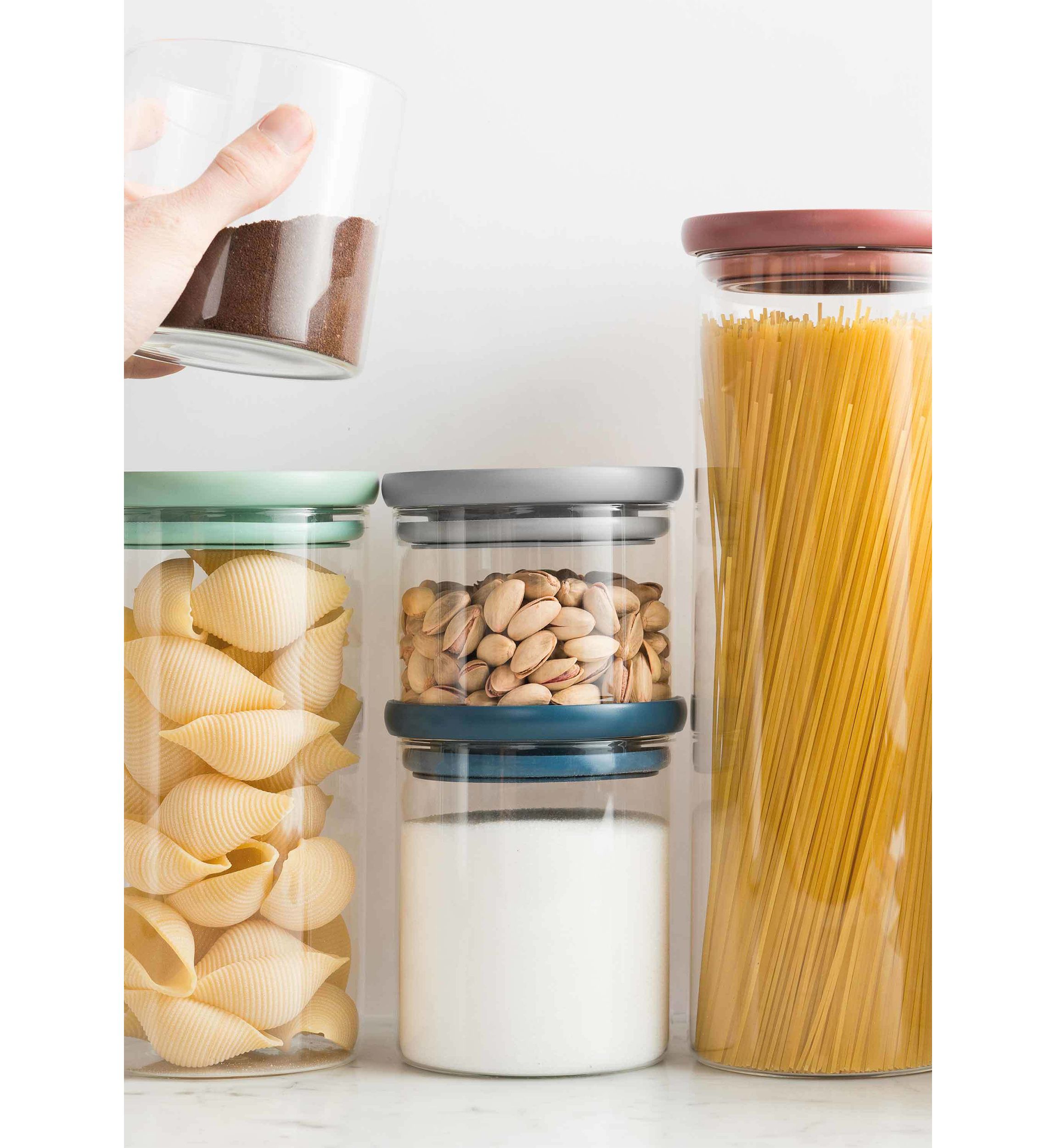 Leo Covered Container Set and Scoop - 4 Piece 