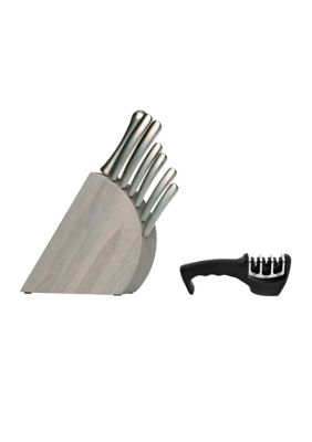 BergHOFF Concavo 8 Piece Cutlery Set with Sharpener, Silver