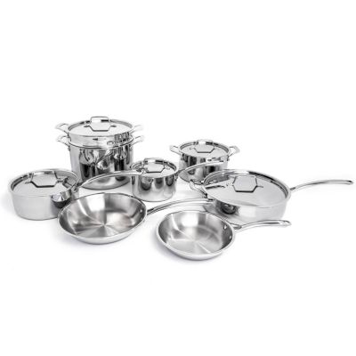 BergHOFF Essentials 18/10 Stainless Steel 13Pc Cookware Set