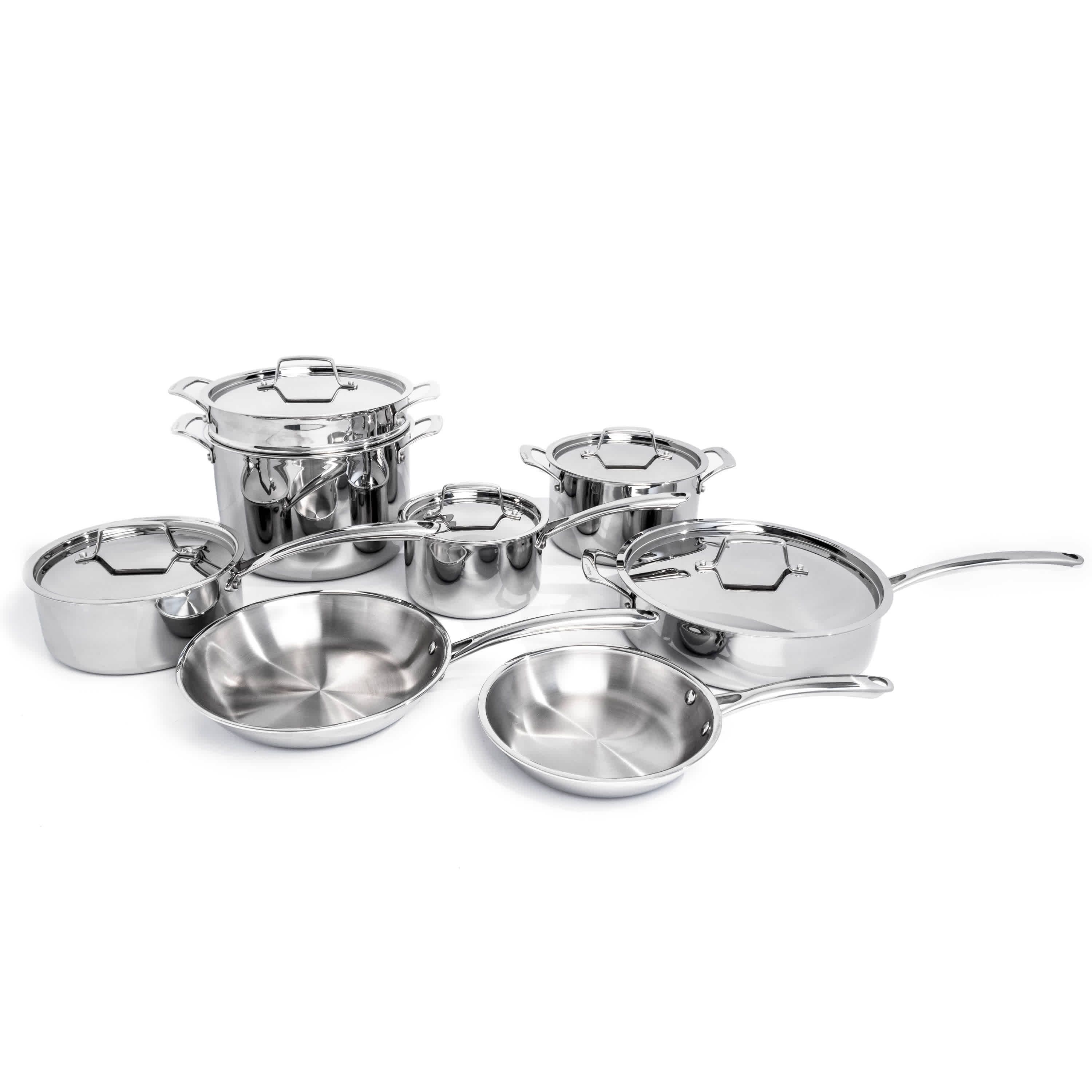 BergHOFF Essentials 18/10 Stainless Steel 13Pc Cookware Set