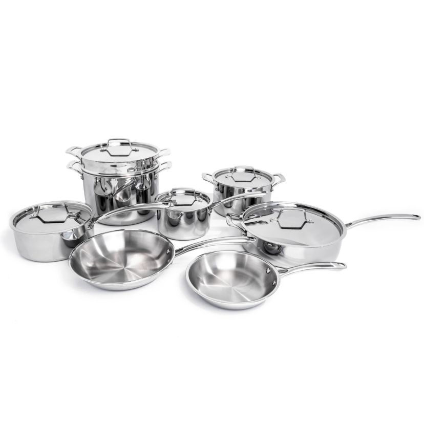 BergHOFF Essentials 18/10 Stainless Steel 13Pc Cookware Set