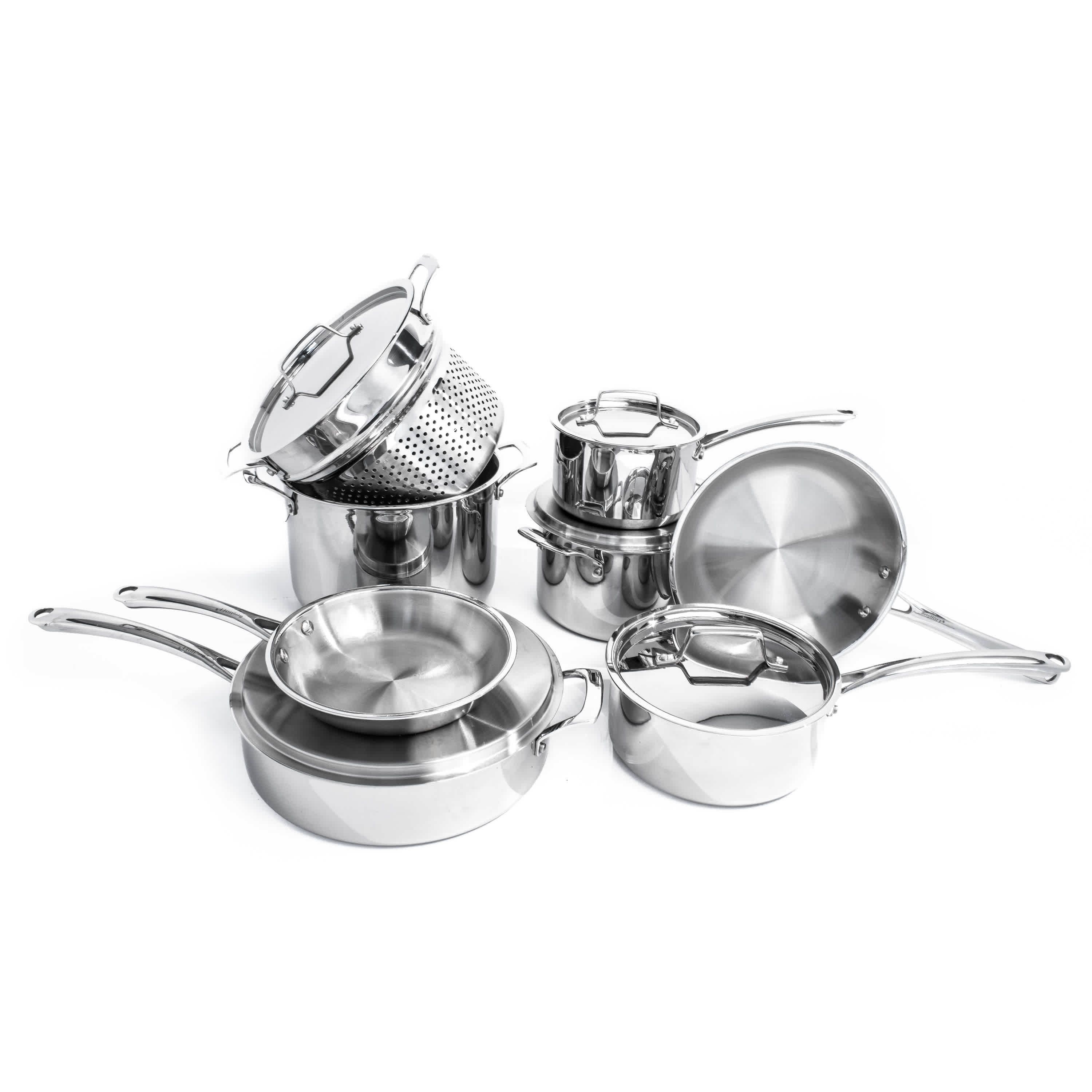 BergHOFF Essentials 18/10 Stainless Steel 13Pc Cookware Set
