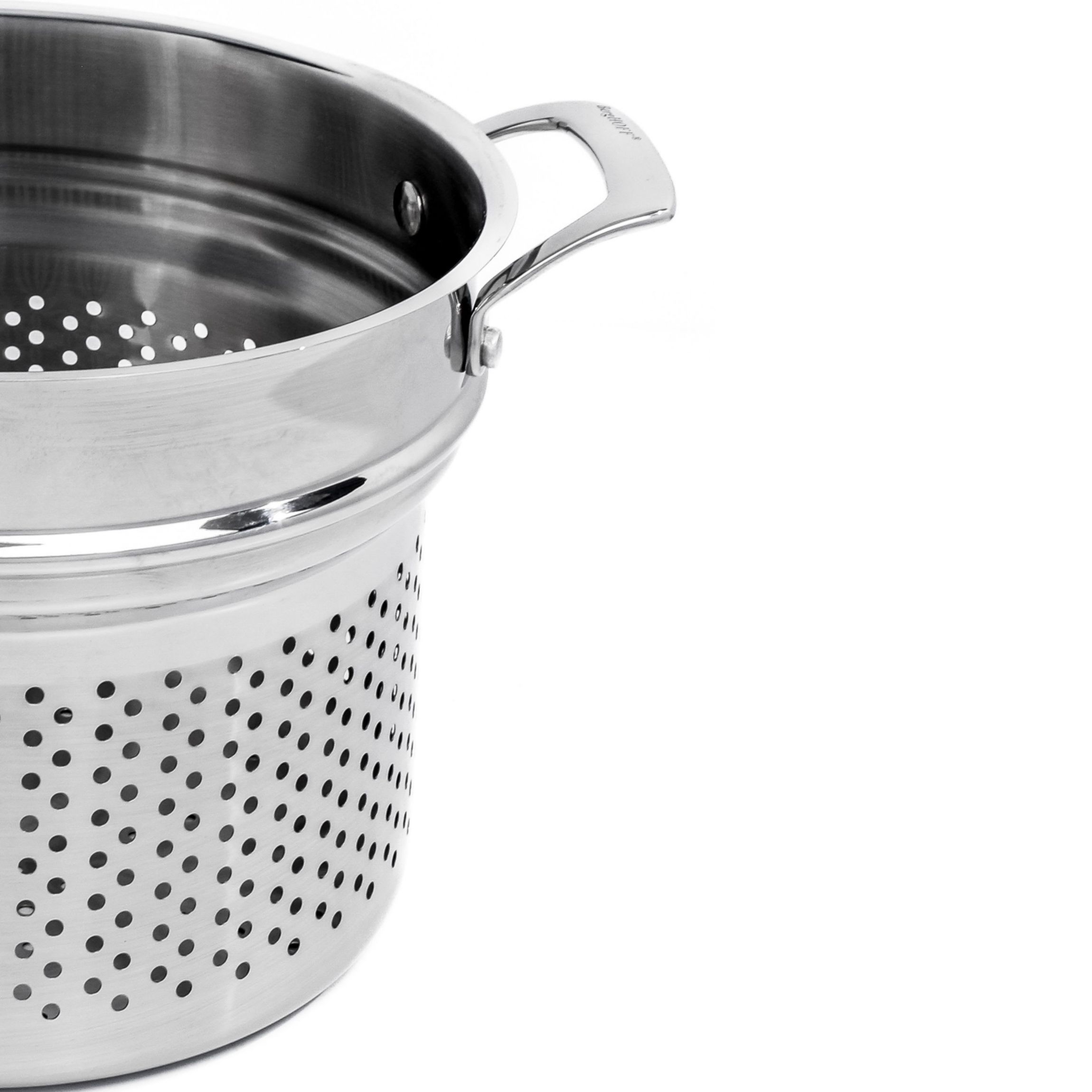 BergHOFF Professional Tri-ply 18/10 Stainless Steel Pasta Strainer Insert 9.5"