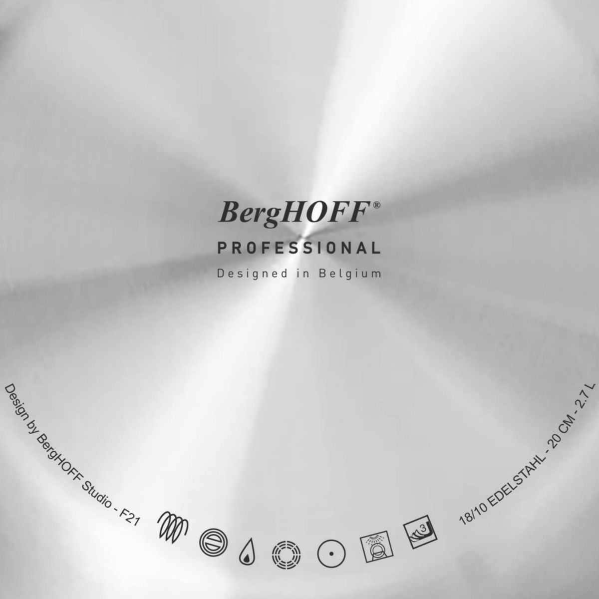 BergHOFF Essentials 18/10 Stainless Steel Frying Pan 8"