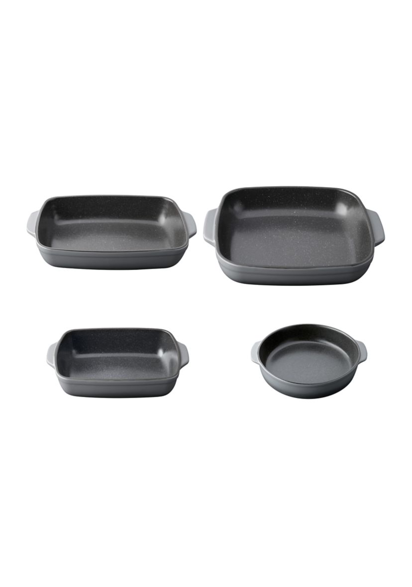 Stoneware 4 Piece Bakeware Set