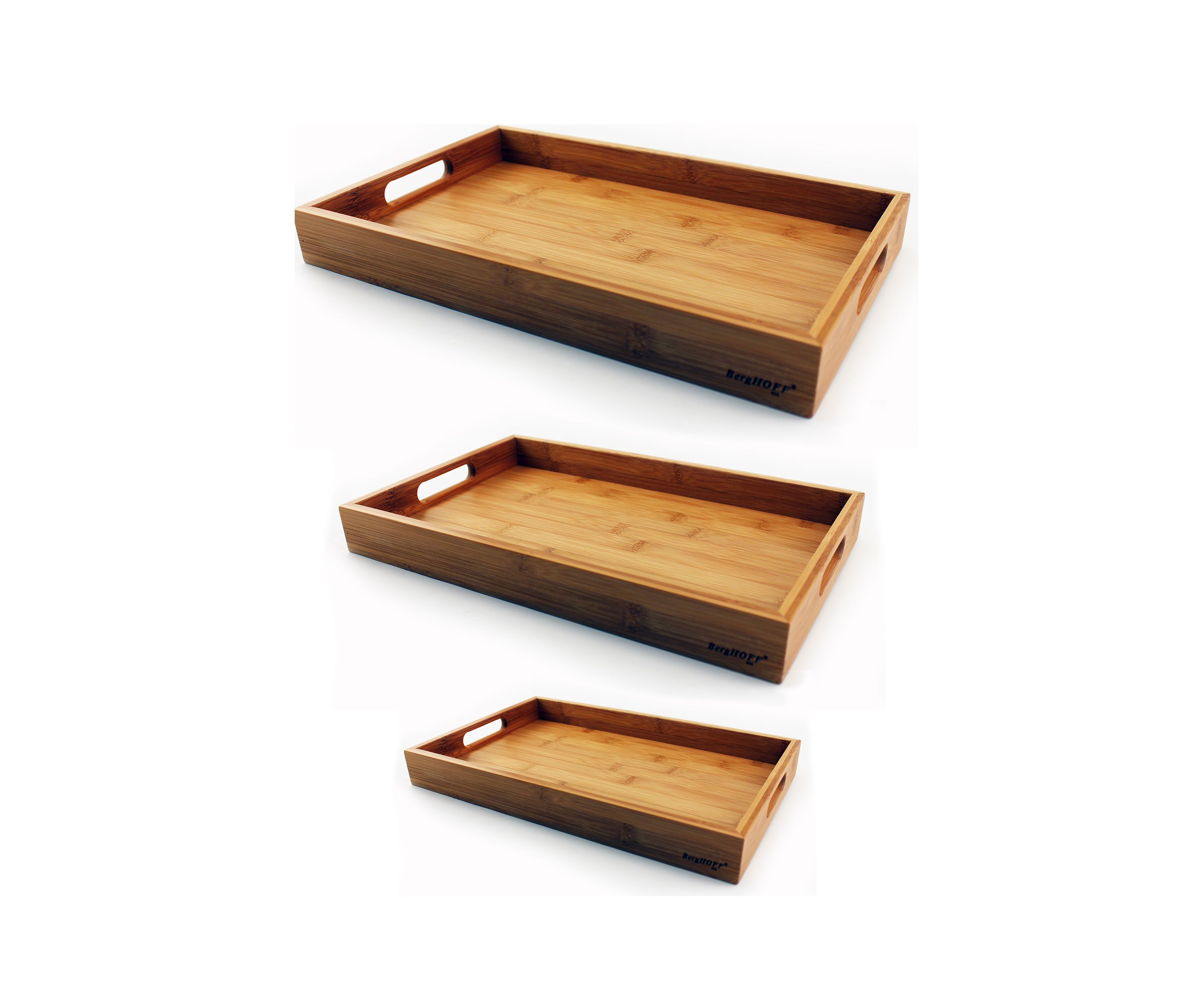 Bamboo Tray - Set of 3