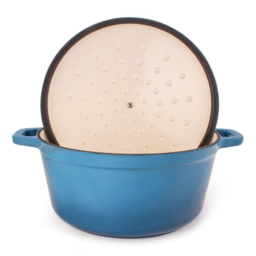 BergHOFF Neo Enamel Cast Iron 6Pc Cookware Set, Blue