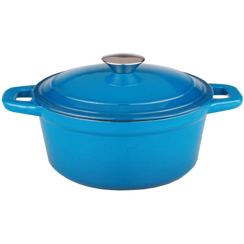 BergHOFF Neo Enamel Cast Iron 5Pc Cookware Set, Blue