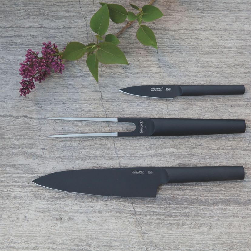 BergHOFF RON Stainless Steel Chefs Knife 5", Black