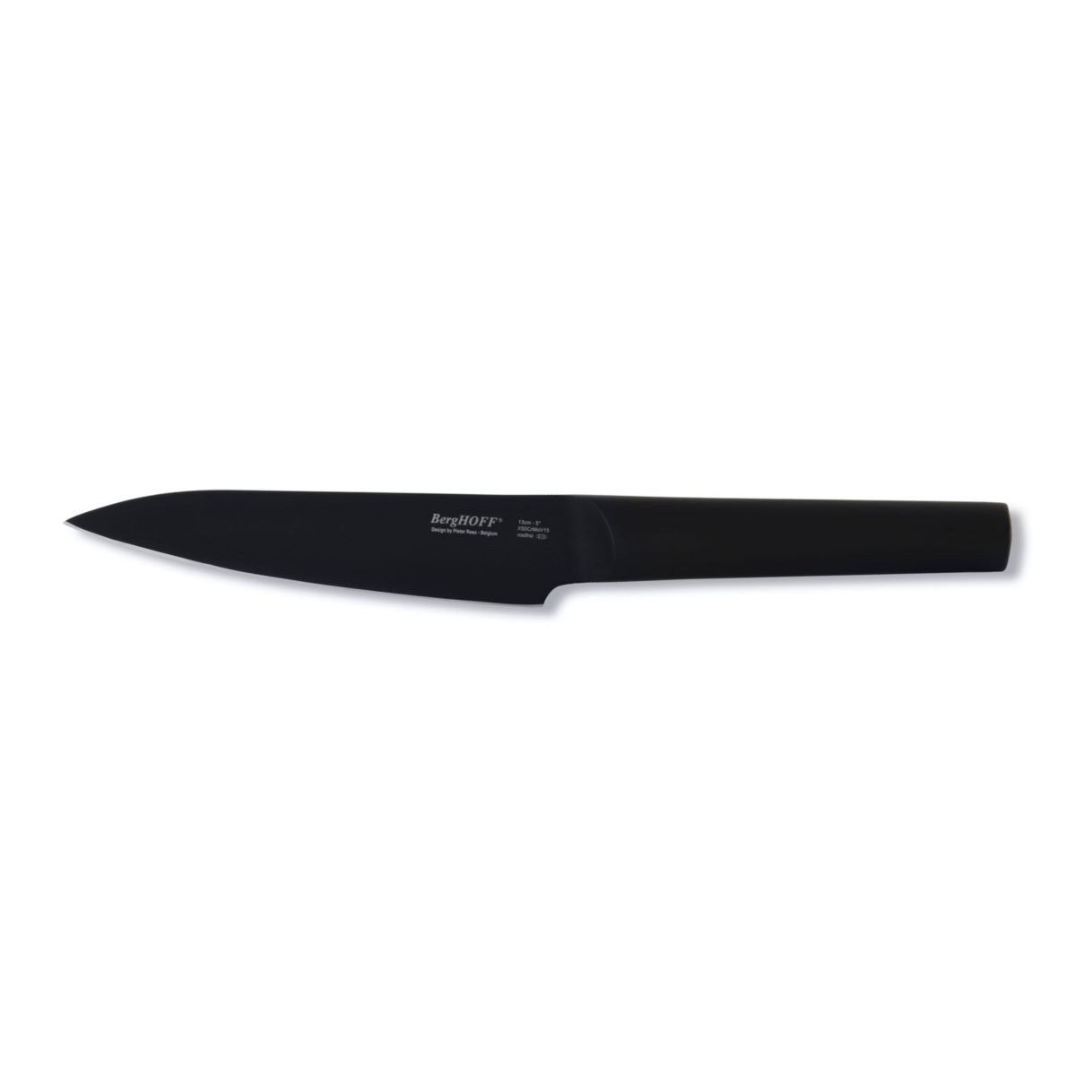 BergHOFF RON Stainless Steel Utility Knife 5", Black