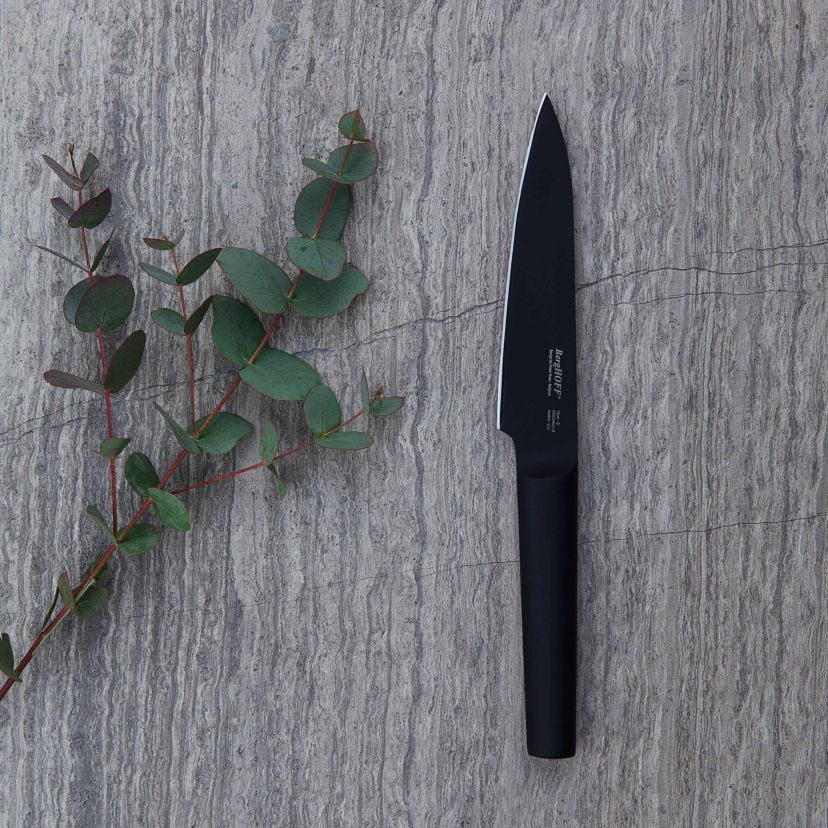 BergHOFF RON Stainless Steel Utility Knife 5", Black