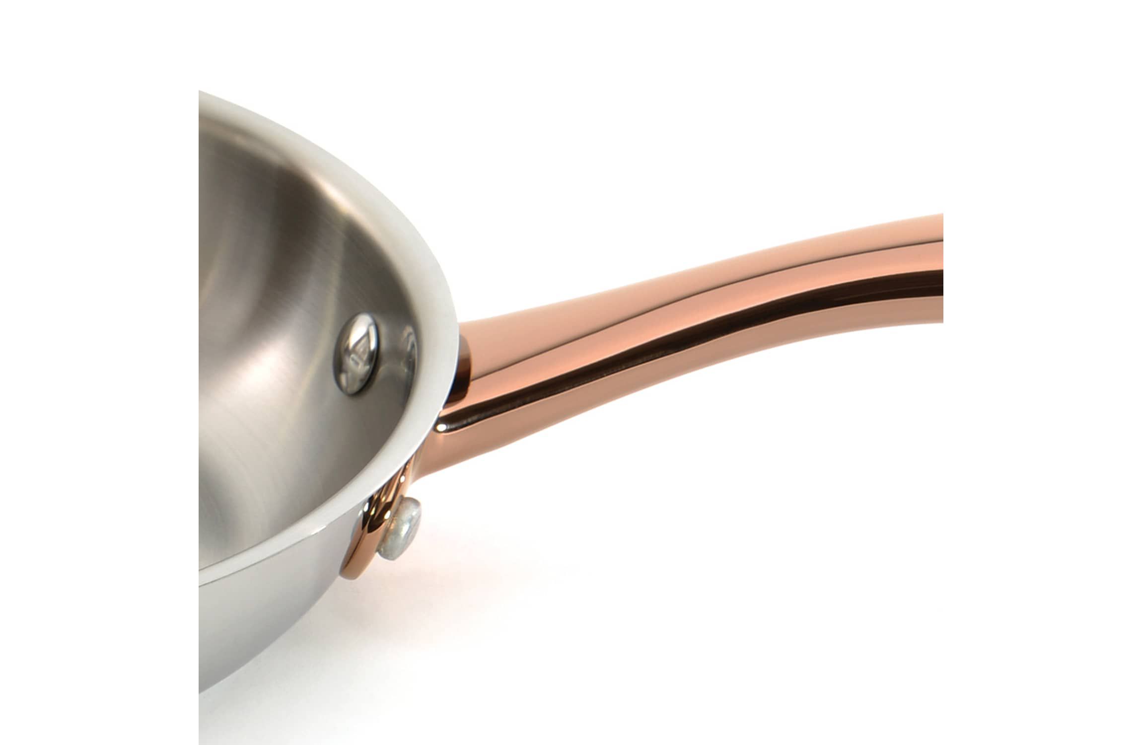 BergHOFF Ouro 18/10 Stainless Steel Deep Skillet 10", 3.1 qt. With Glass Lid, Rose gold