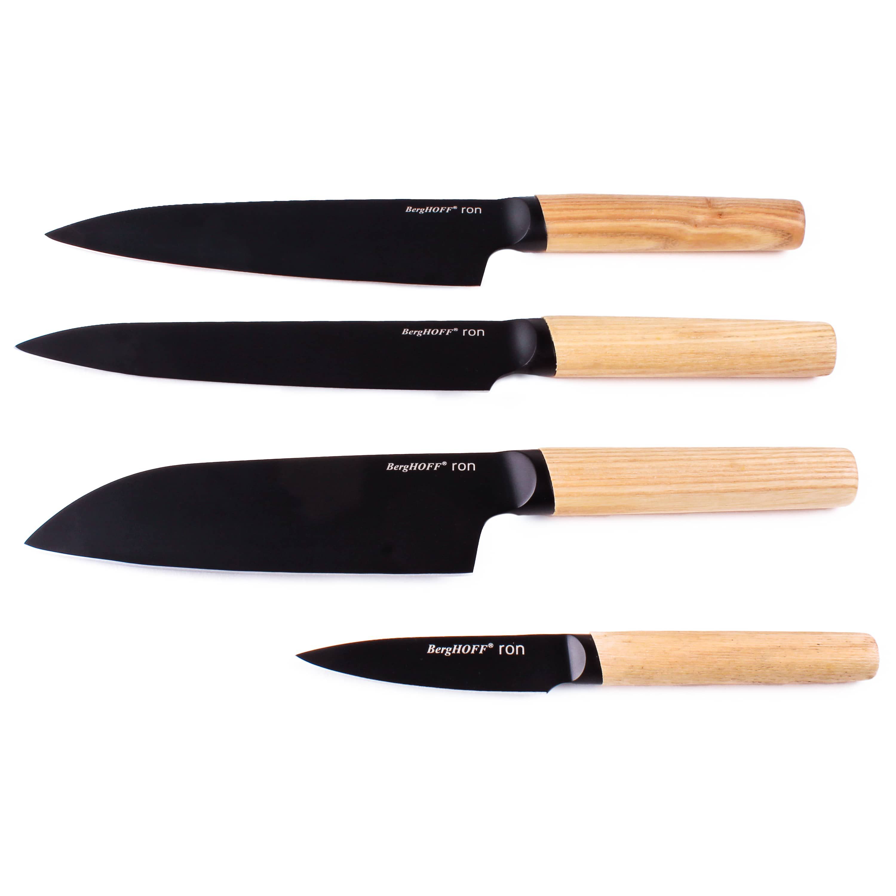BergHOFF RON Stainless Steel 4Pc Kitchen Knife Set