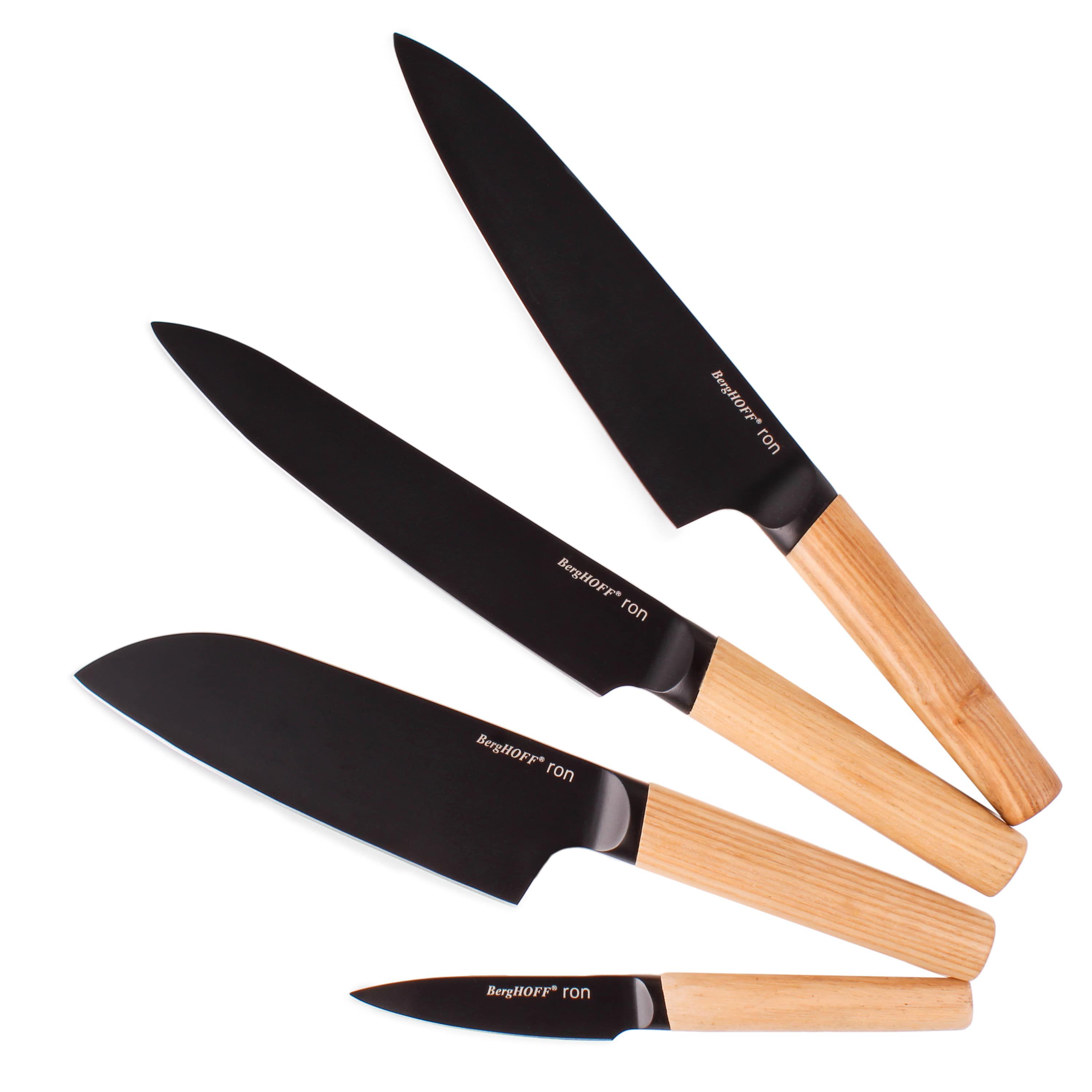 BergHOFF RON Stainless Steel 4Pc Kitchen Knife Set