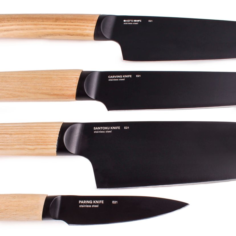 BergHOFF RON Stainless Steel 4Pc Kitchen Knife Set