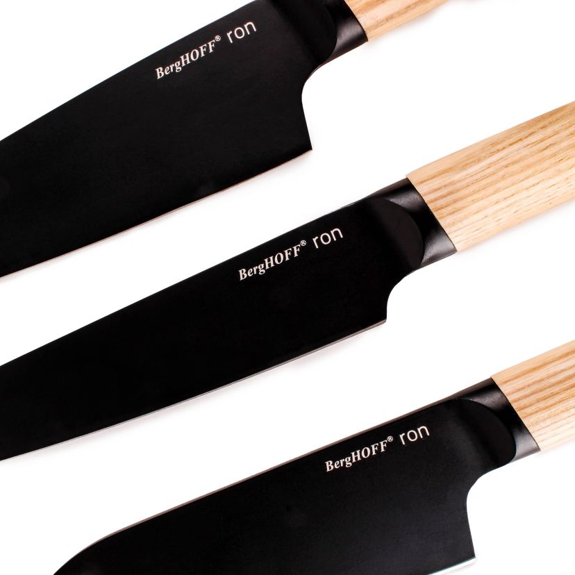 BergHOFF RON Stainless Steel 4Pc Kitchen Knife Set