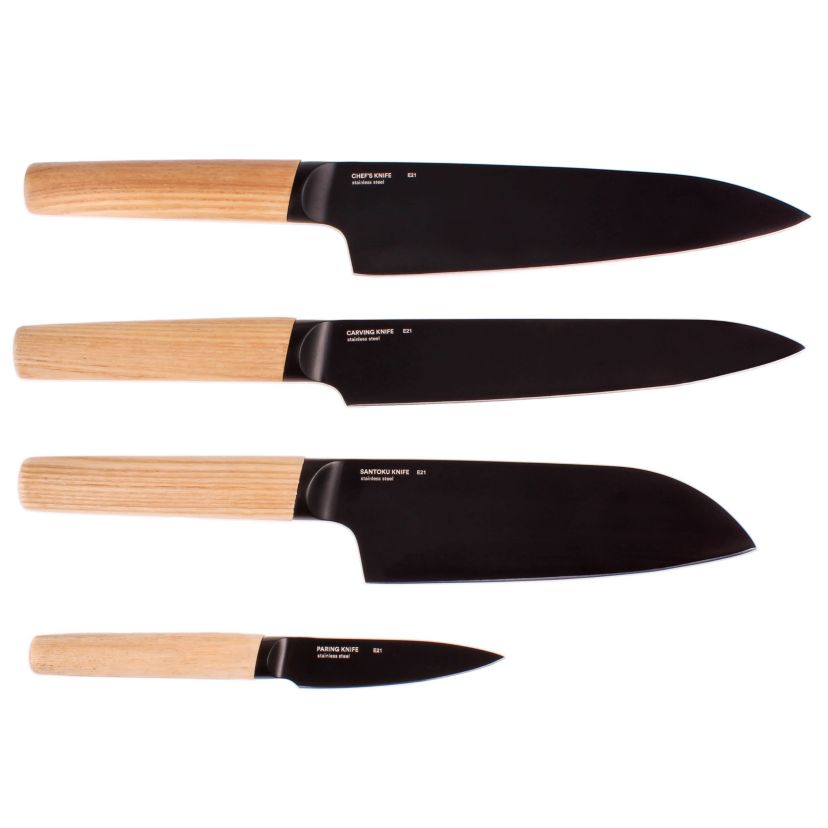 BergHOFF RON Stainless Steel 4Pc Kitchen Knife Set