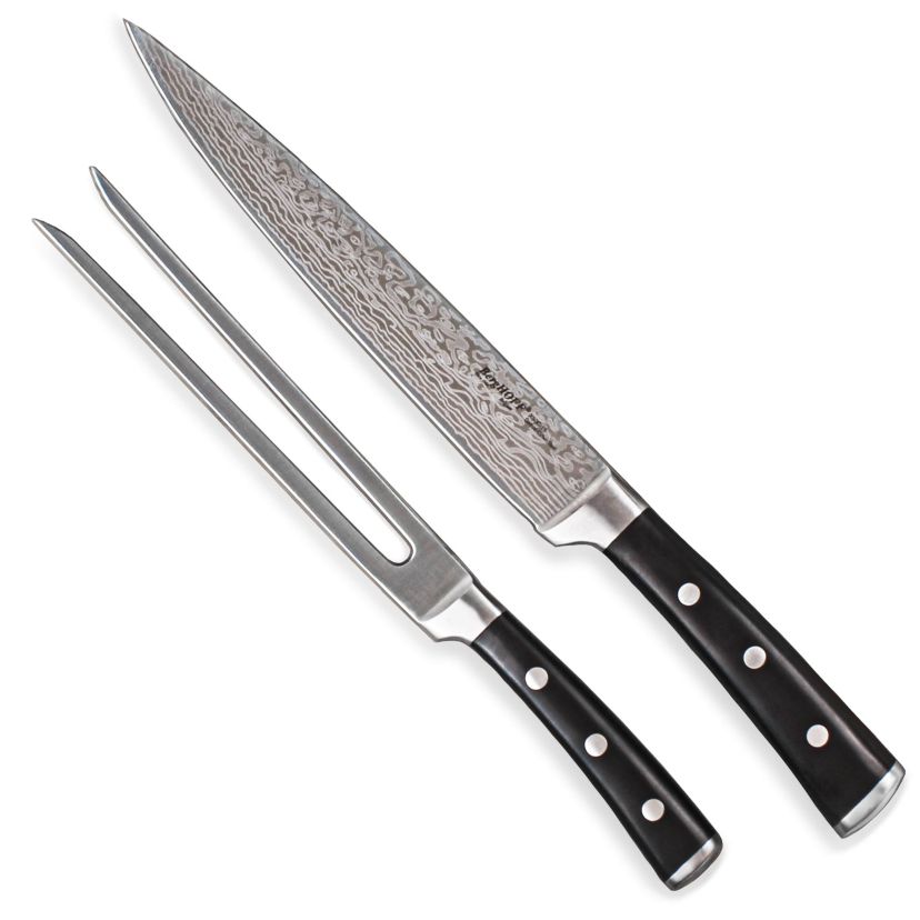 BergHOFF Antigua Stainless Steel Blade 2Pc Carving Set