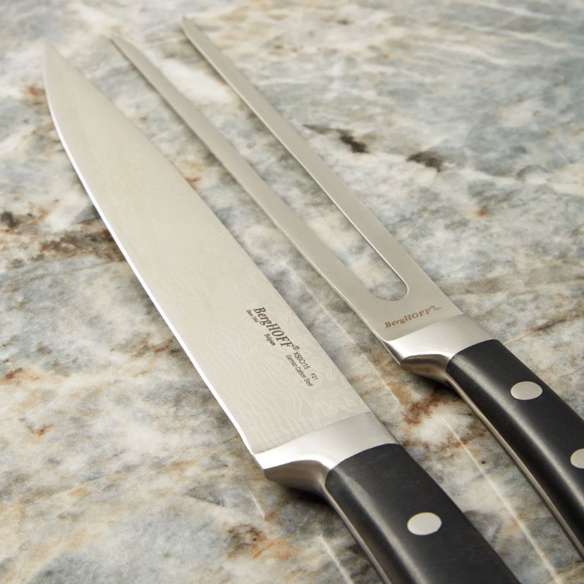 BergHOFF Antigua Stainless Steel Blade 2Pc Carving Set
