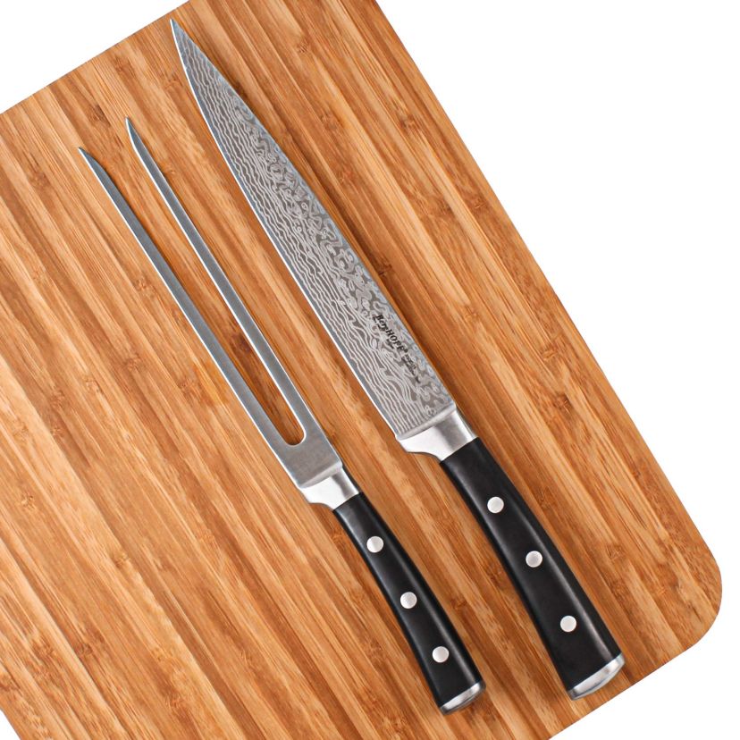 BergHOFF Antigua Stainless Steel Blade 2Pc Carving Set