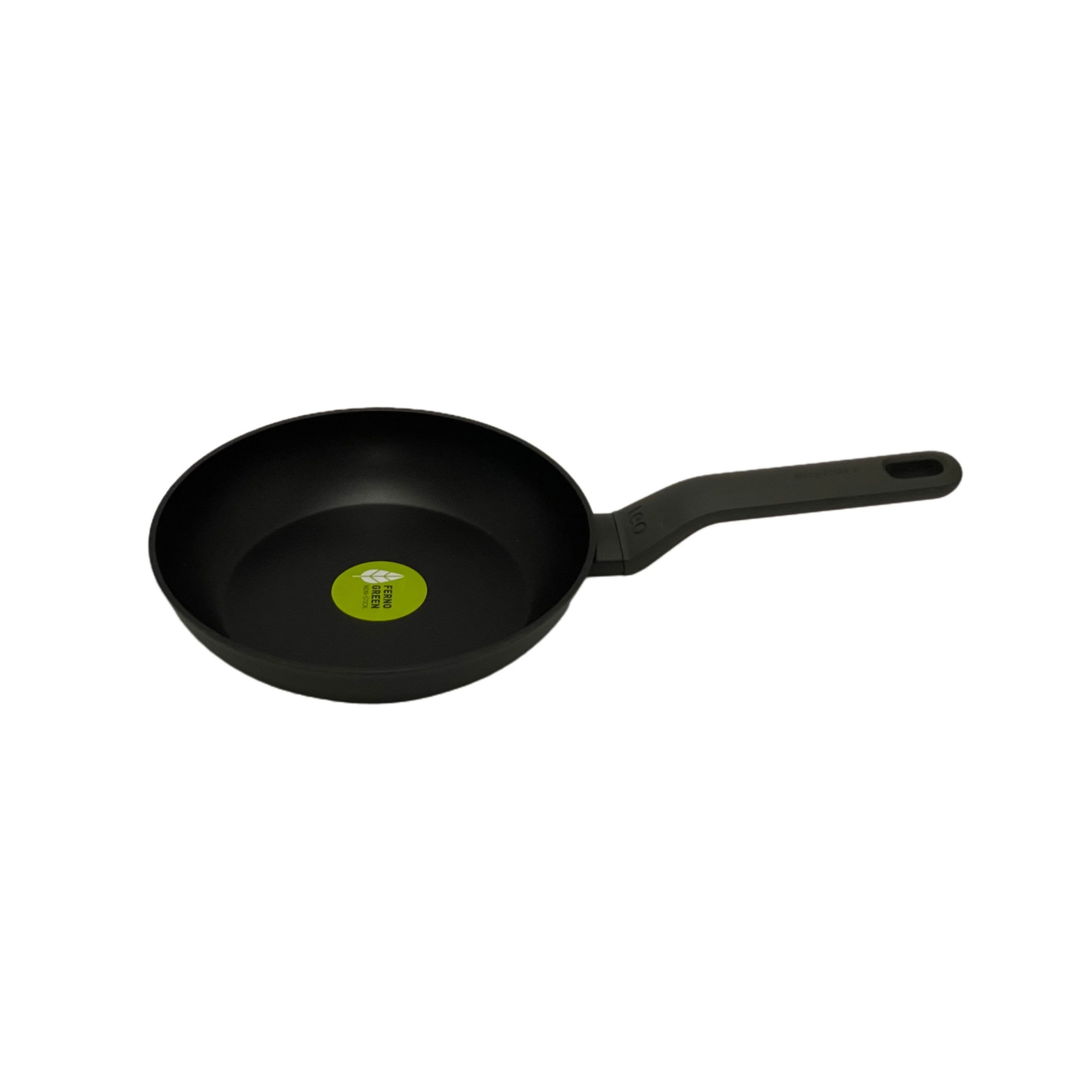 BergHOFF LEO Nonstick Cast Aluminum 3Pc Frying Pan 8", 10", 11", Dark Grey