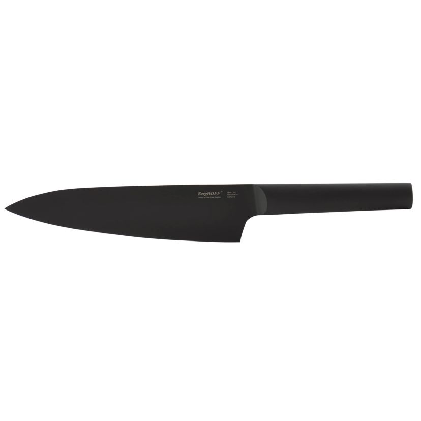 BergHOFF RON Non-stick Chefs Knife 7.5", Titanium PVD Coating, Black