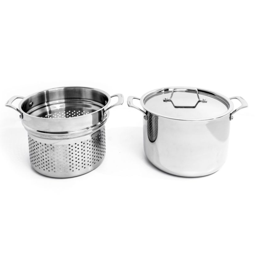BergHOFF Professional 18/10 Stainless Steel 3Pc Tri-ply Steamer Set