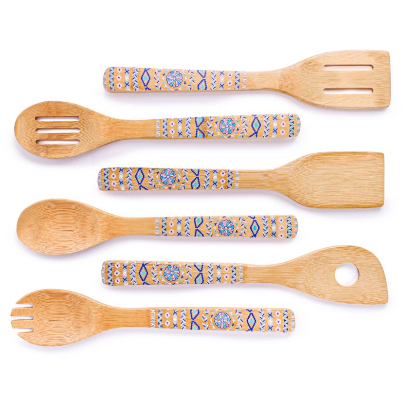 BergHOFF Patterned 10pc Bamboo Set
