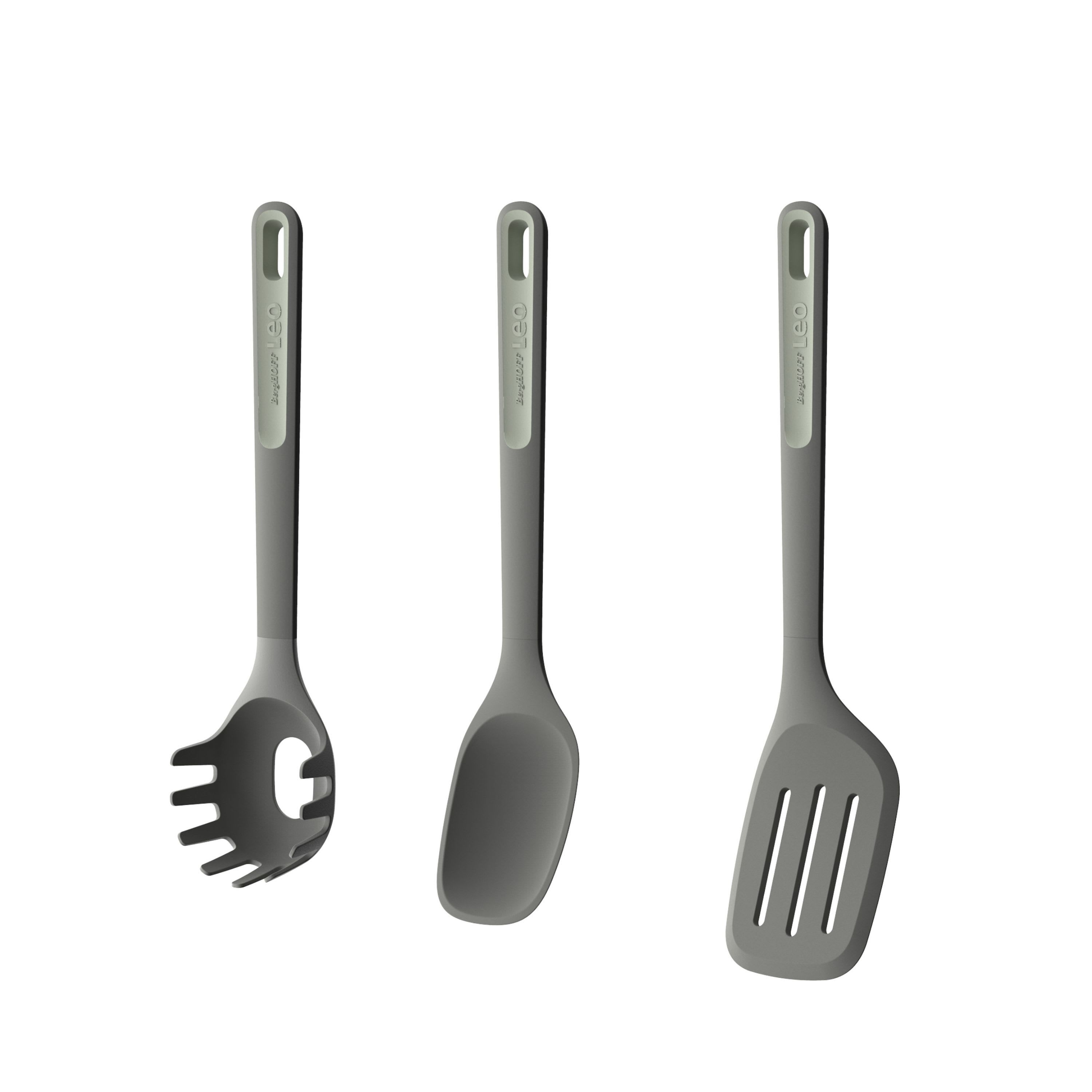 BergHOFF Balance 3Pc Non-stick Nylon Serving Utensil Set, Recycled Material