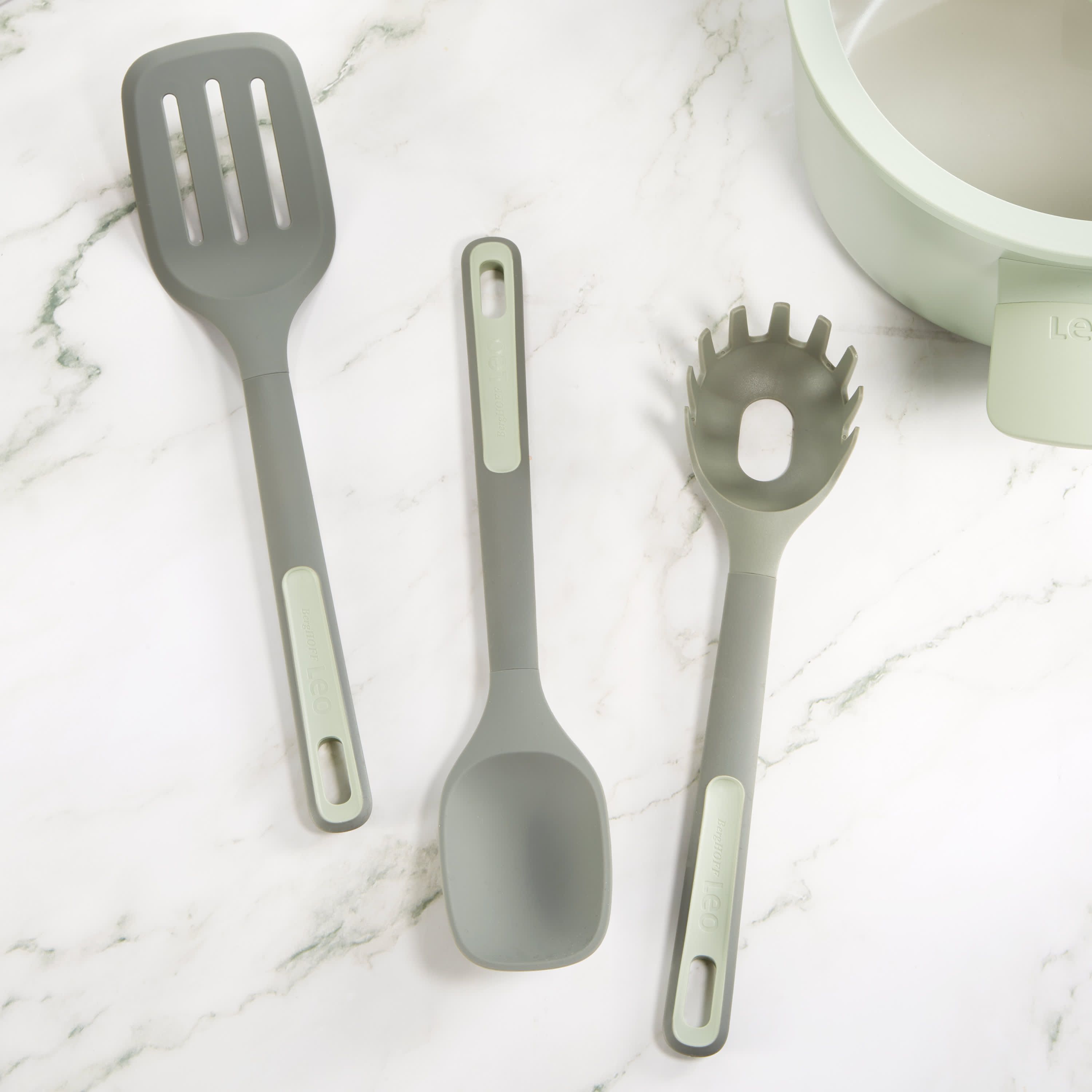 BergHOFF Balance 3Pc Non-stick Nylon Serving Utensil Set, Recycled Material
