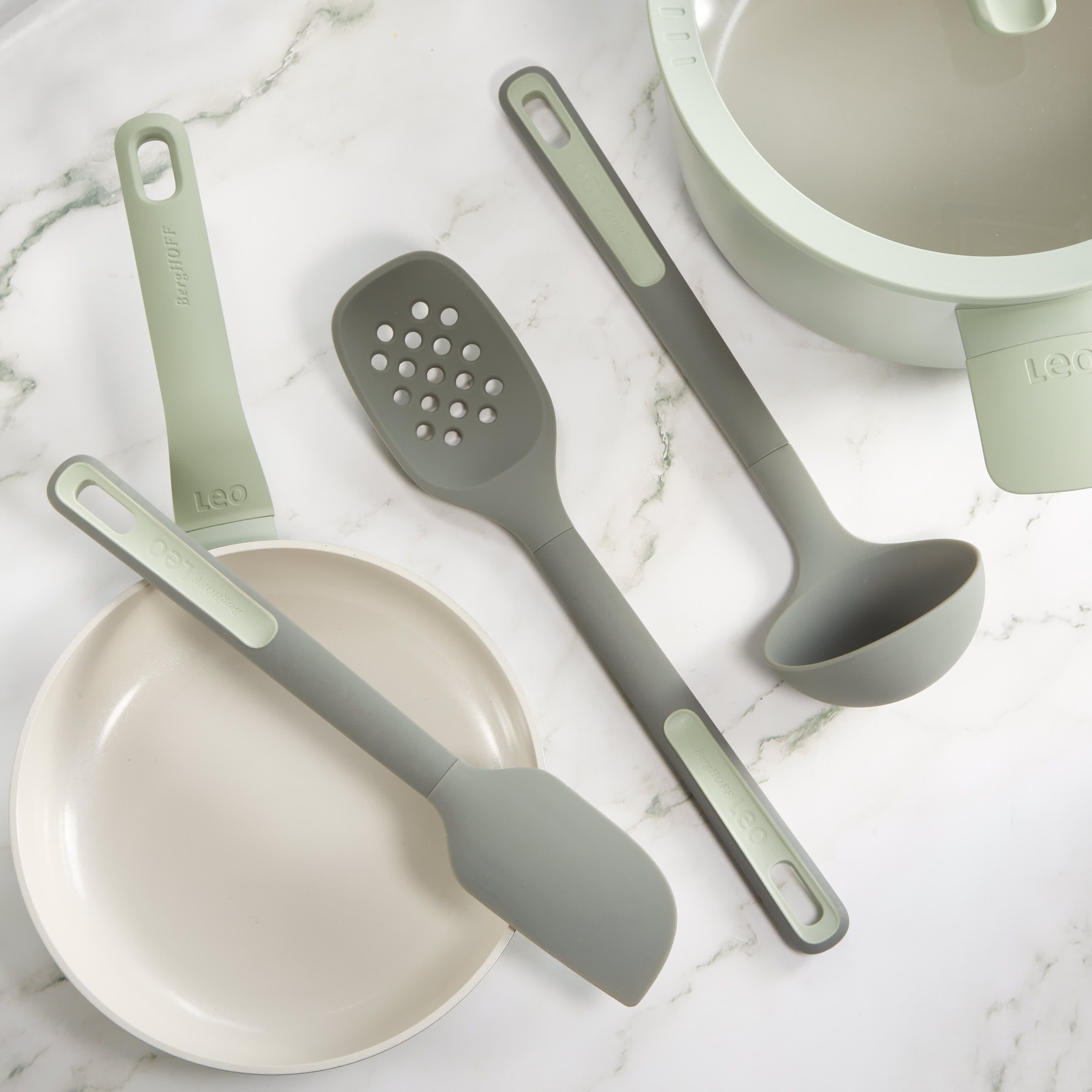 BergHOFF Balance 3Pc Non-stick Nylon Cooking Utensil Set, Recycled Material