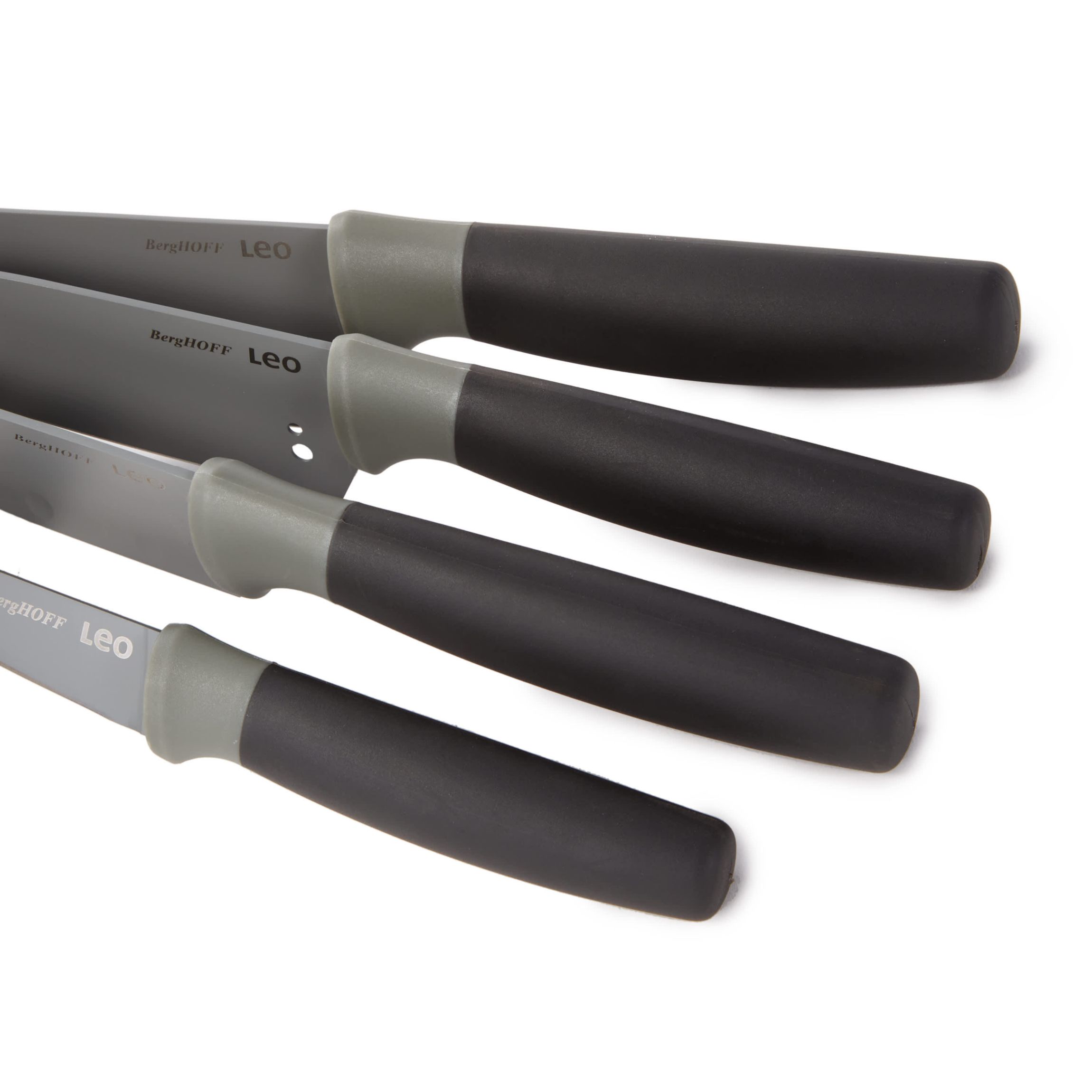 BergHOFF Balance 4Pc Non-stick Stainless Steel Cutlery Set, Recycled Material, Grey