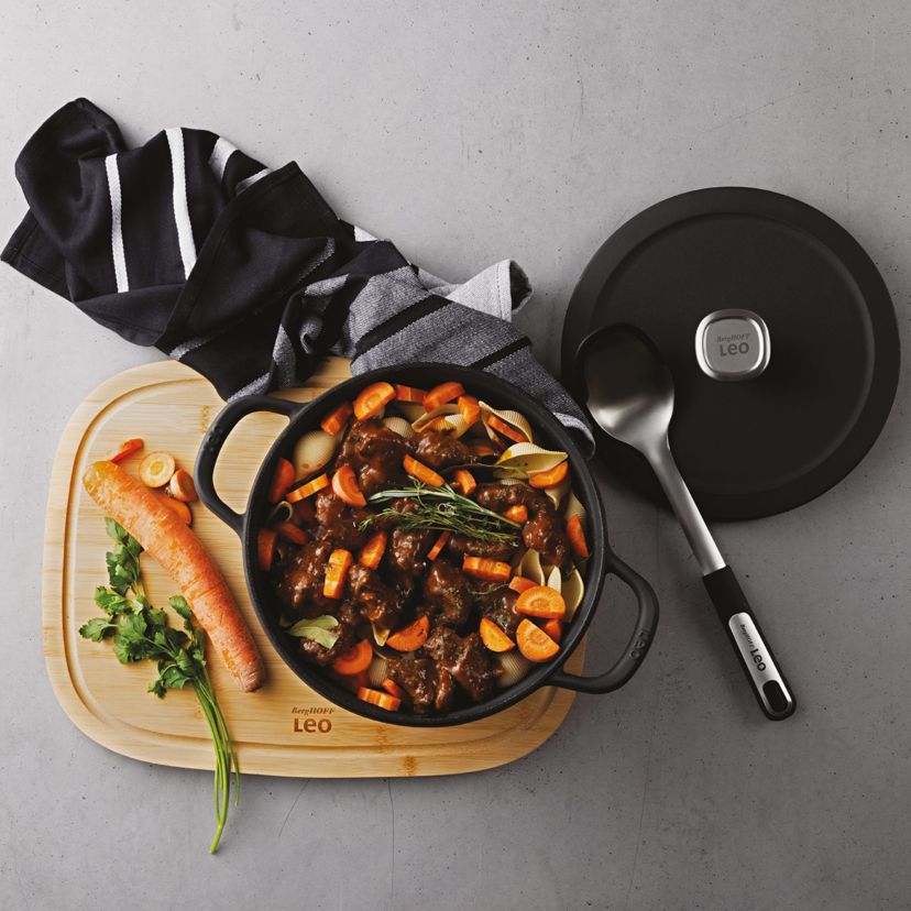 BergHOFF Graphite 3Pc Enamel Cast Iron Cookware Set
